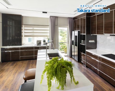 Hệ Tủ Bếp Nhật Bản Lemure Chữ I Cao Cấp - Nhà Phố Hóc Môn