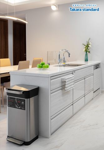 Hệ Tủ Bếp Treasia Cao Cấp Màu VWW - Căn Hộ Midtown Phú Mỹ Hưng Q7