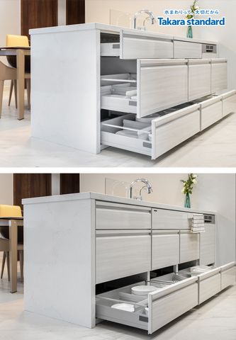 Hệ Tủ Bếp Treasia Cao Cấp Màu VWW - Căn Hộ Midtown Phú Mỹ Hưng Q7
