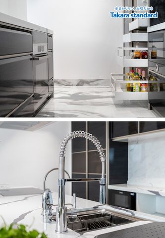 Hệ Tủ Bếp Lemure Cao Cấp Màu LHQ - Biệt Thự Q.Thủ Đức