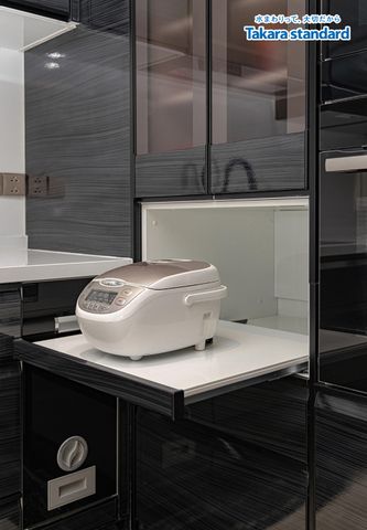 Hệ Tủ Bếp Lemure Cao Cấp Chữ L Màu LHQ - KĐT Vạn Phúc