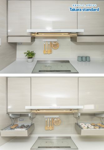 Hệ Tủ Bếp Lemure Cao Cấp Màu LHI - Căn hộ Duplex Phú Hoàng Anh