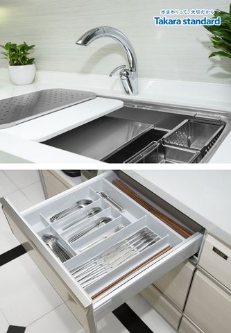 Hệ Tủ Bếp Lemure Cao Cấp Màu LHI - Căn hộ Duplex Phú Hoàng Anh