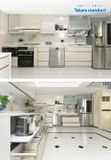  Hệ Tủ Bếp Lemure Cao Cấp Màu LHI - Căn hộ Duplex Phú Hoàng Anh 