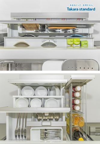 Hệ Tủ Bếp Lemure Cao Cấp Màu LHI - Căn hộ Duplex Phú Hoàng Anh