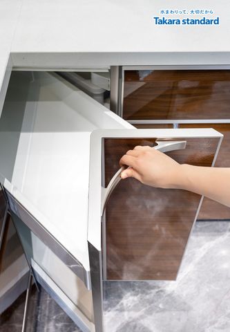 Hệ Tủ Bếp Lemure Cao Cấp Hình Chữ U Màu LGU - Nhà Phố Q11