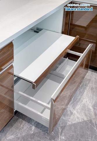 Hệ Tủ Bếp Lemure Cao Cấp Hình Chữ U Màu LGU - Nhà Phố Q11
