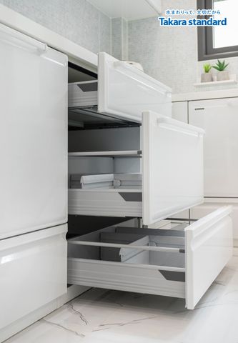 Hệ Tủ Bếp Cao Cấp Dòng Edel Chữ L Màu ESW - Nhà Phố Gò Vấp