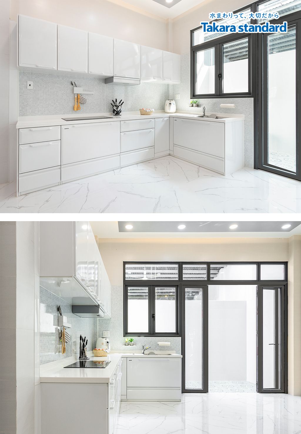 Nhà Phố Gò Vấp - Tủ Bếp Edel màu ESW