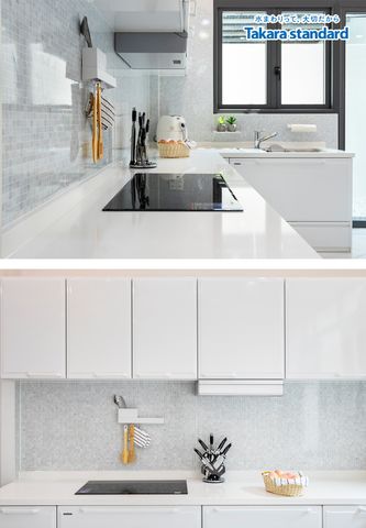 Hệ Tủ Bếp Cao Cấp Dòng Edel Chữ L Màu ESW - Nhà Phố Gò Vấp