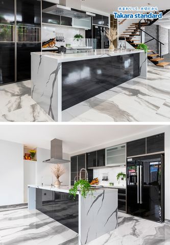 Hệ Tủ Bếp Lemure Cao Cấp Màu LHQ - Biệt Thự Q.Thủ Đức