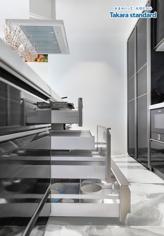 Hệ Tủ Bếp Lemure Cao Cấp Màu LHQ - Biệt Thự Q.Thủ Đức
