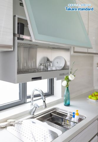 Hệ Tủ Bếp Lemure Chữ L Cao Cấp Màu LXW - KĐT Vạn Phúc City