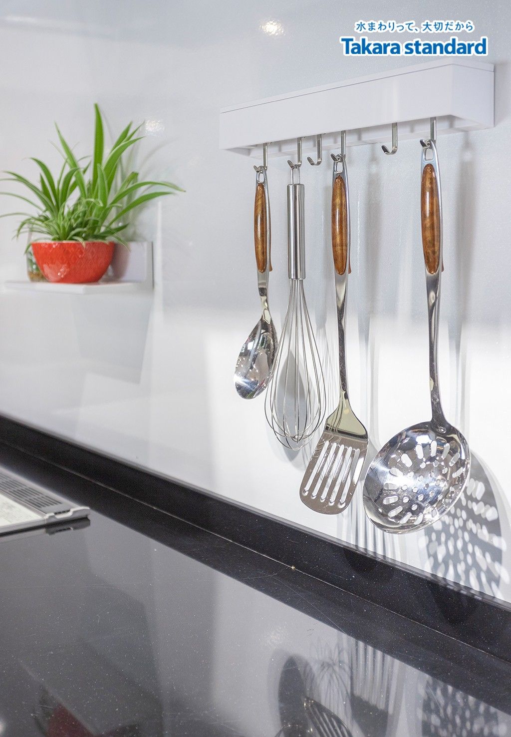 Hệ Tủ Bếp Treasia Cao Cấp Chữ I Màu VSJ - Showroom Takara standard