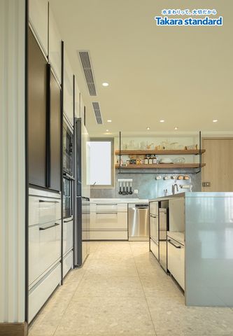 Hệ Tủ Bếp Chữ I Dòng Treasia Cao Cấp Màu VTW - Căn Hộ Riviera Point Q.7