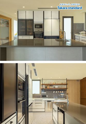 Hệ Tủ Bếp Chữ I Dòng Treasia Cao Cấp Màu VTW - Căn Hộ Riviera Point Q.7