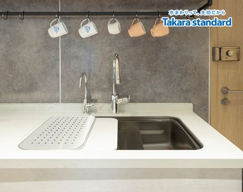 Hệ Tủ Bếp Chữ I Dòng Treasia Cao Cấp Màu VTW - Căn Hộ Riviera Point Q.7