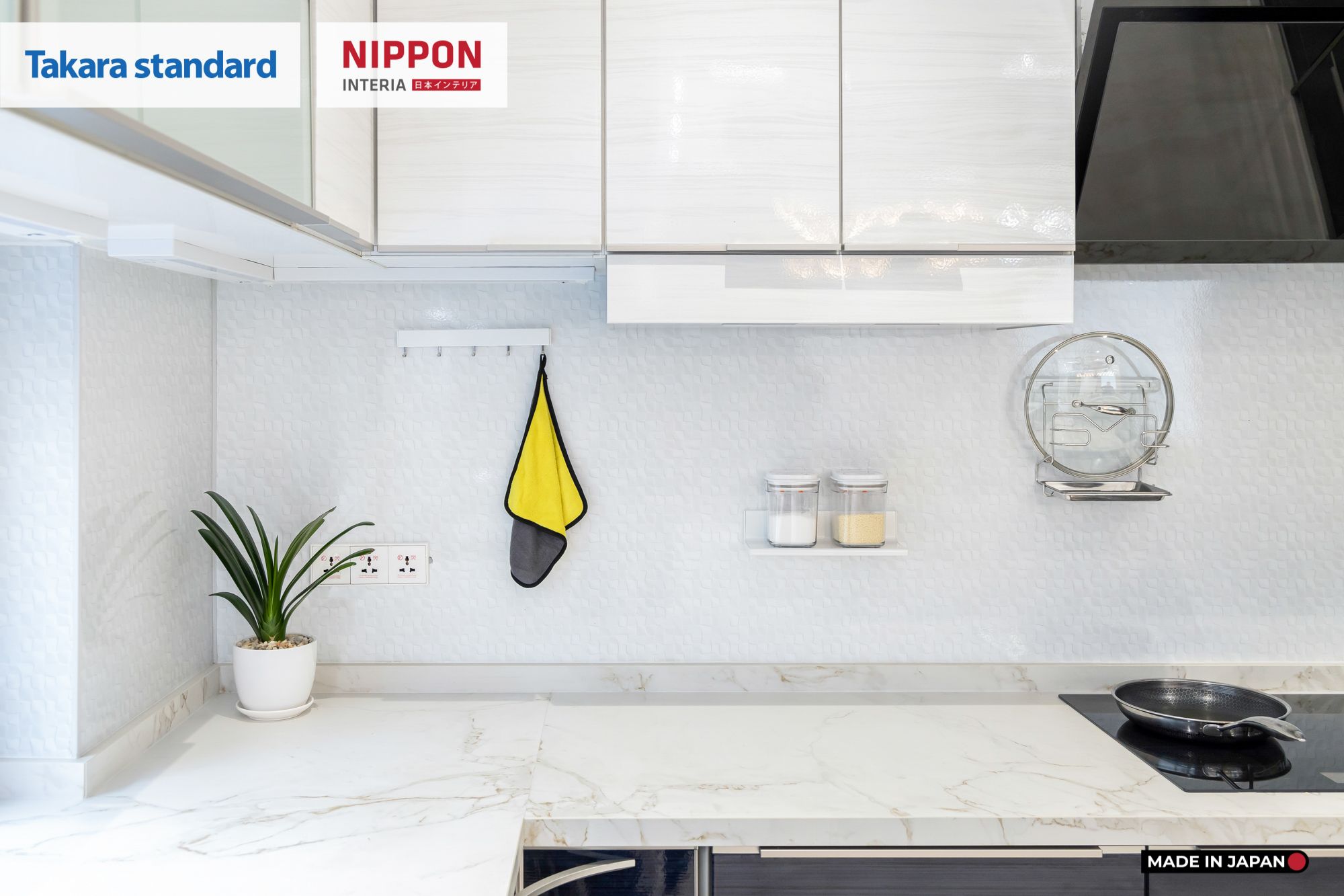 Hệ Tủ Bếp Nhật Bản Cao Cấp Lemure Màu LGN - Biệt Thự Thảo Điền