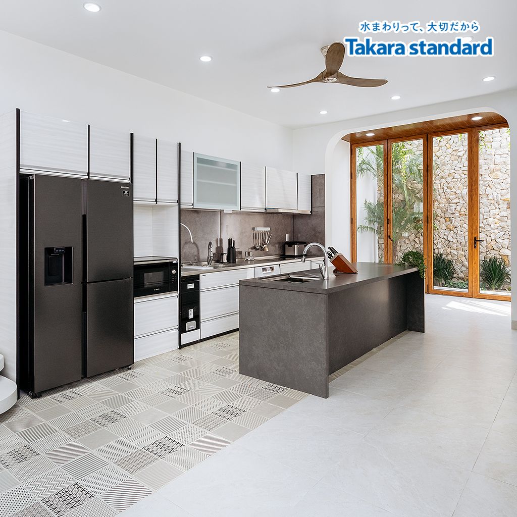 Hệ Tủ Bếp Treasia màu VWW - Nhà phố Đồng Nai