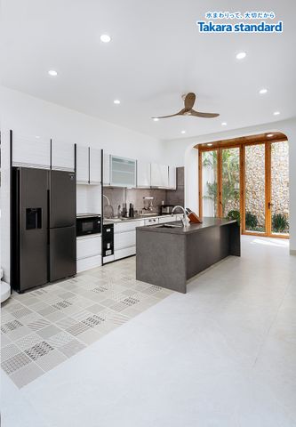 Hệ Tủ Bếp Treasia màu VWW - Nhà phố Đồng Nai