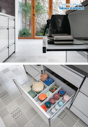Hệ Tủ Bếp Treasia màu VWW - Nhà phố Đồng Nai