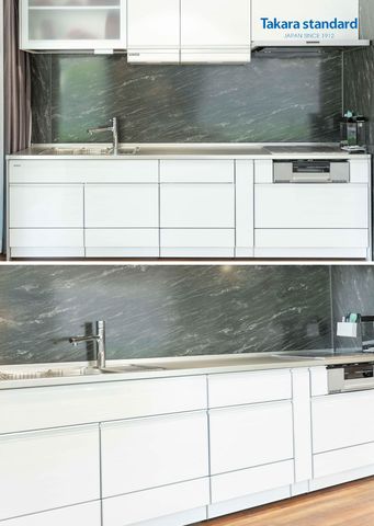 Tủ Bếp Treasia Chữ I Màu VFW - Showroom Điện Biên Phủ