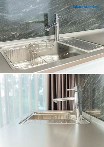 Tủ Bếp Treasia Chữ I Màu VFW - Showroom Điện Biên Phủ