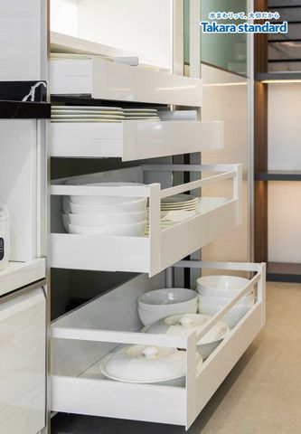 Hệ Tủ Bếp Lemure Cao Cấp Chữ I Màu LXW - Showroom Q2