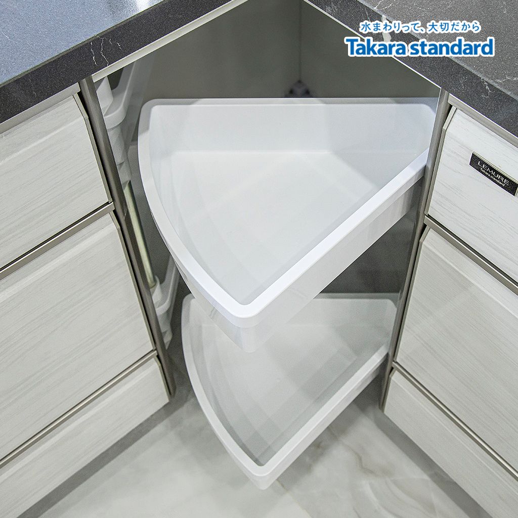 Hệ Tủ Bếp Chữ L Dòng Lemure Cao Cấp Màu LXW - Lakeview City