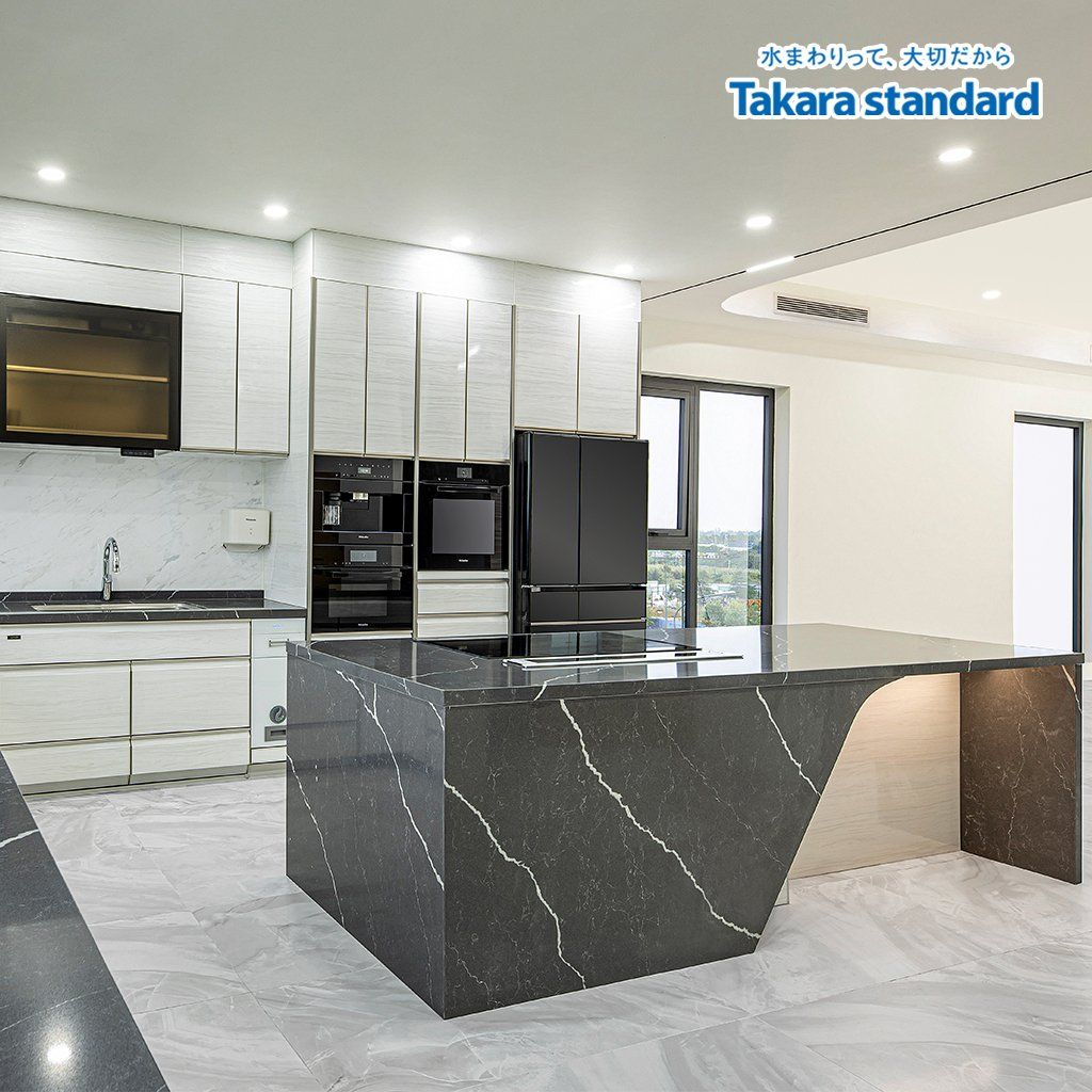 Hệ Tủ Bếp Chữ L Dòng Lemure Cao Cấp Màu LXW - Lakeview City