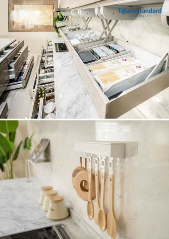 Hệ Tủ Bếp Lemure Cao Cấp Màu LCT - Showroom Takara standard