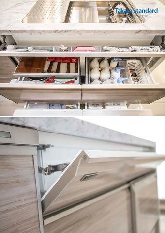 Hệ Tủ Bếp Lemure Cao Cấp Màu LCT - Showroom Takara standard