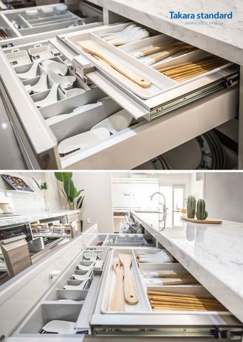 Hệ Tủ Bếp Lemure Cao Cấp Màu LCT - Showroom Takara standard