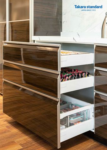 Hệ Tủ Bếp Lemure Cao Cấp Màu LGB - Showroom Điện Biên Phủ