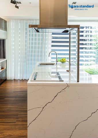 Hệ Tủ Bếp Lemure Cao Cấp Màu LGB - Showroom Điện Biên Phủ