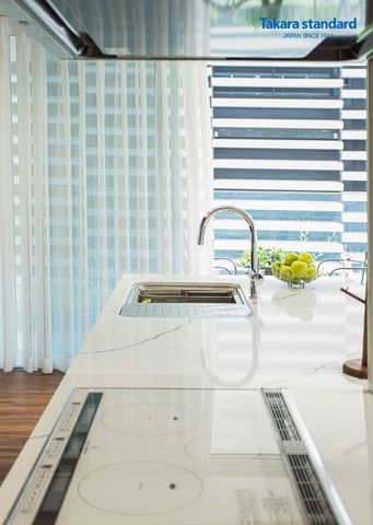 Hệ Tủ Bếp Lemure Cao Cấp Màu LGB - Showroom Điện Biên Phủ