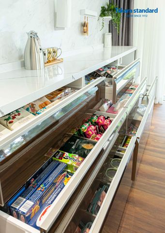 Hệ Tủ Bếp Lemure Cao Cấp Màu LGB - Showroom Điện Biên Phủ