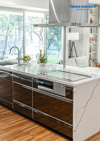 Hệ Tủ Bếp Lemure Cao Cấp Màu LGB - Showroom Điện Biên Phủ