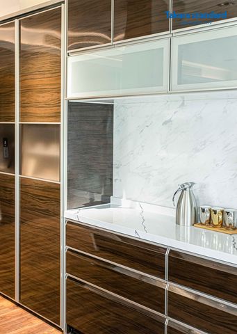 Hệ Tủ Bếp Lemure Cao Cấp Màu LGB - Showroom Điện Biên Phủ