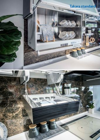Hệ Tủ Bếp Lemure Cao Cấp Màu LHQ - Showroom Nguyễn Cơ Thạch