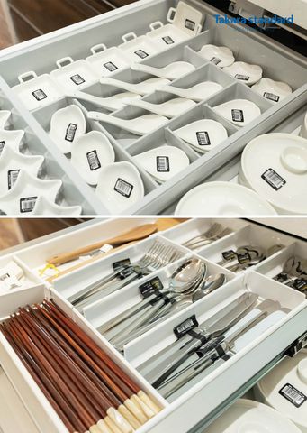 Hệ Tủ Bếp Lemure Chữ L Cao Cấp Màu LRB - Showroom Điện Biên Phủ