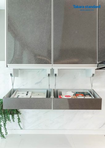 Hệ Tủ Bếp Lemure Chữ L Cao Cấp Màu LRB - Showroom Điện Biên Phủ