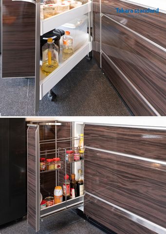 Hệ Tủ Bếp Lemure Chữ U Cao Cấp Màu LXB - Căn Hộ Panorama Phú Mỹ Hưng Quận 7