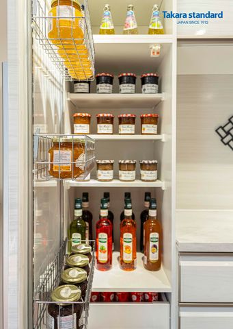 Hệ Tủ Bếp Lemure Cao Cấp Màu LXW - Showroom Takara standard