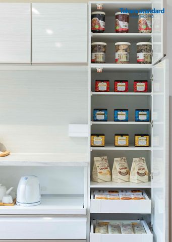 Hệ Tủ Bếp Lemure Cao Cấp Màu LXW - Showroom Takara standard
