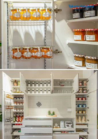Hệ Tủ Bếp Lemure Cao Cấp Màu LXW - Showroom Takara standard