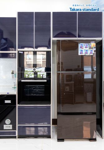 Hệ Tủ Bếp Lemure Chữ U Cao Cấp Màu LUN - Nhà Phố Q.Gò Vấp