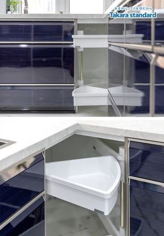 Hệ Tủ Bếp Lemure Chữ U Cao Cấp Màu LUN - Nhà Phố Q.Gò Vấp