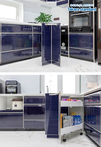 Hệ Tủ Bếp Lemure Chữ U Cao Cấp Màu LUN - Nhà Phố Q.Gò Vấp