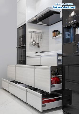 Hệ Tủ Bếp Treasia Cao Cấp Màu VWW - Căn Hộ Midtown Phú Mỹ Hưng Q7